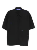 A-COLD-WALL* short-sleeve clasp shirt - Black