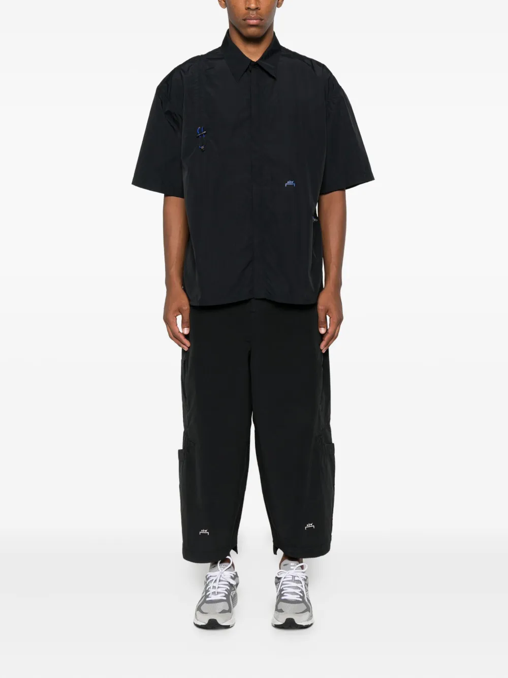 A-COLD-WALL* short-sleeve clasp shirt Zwart