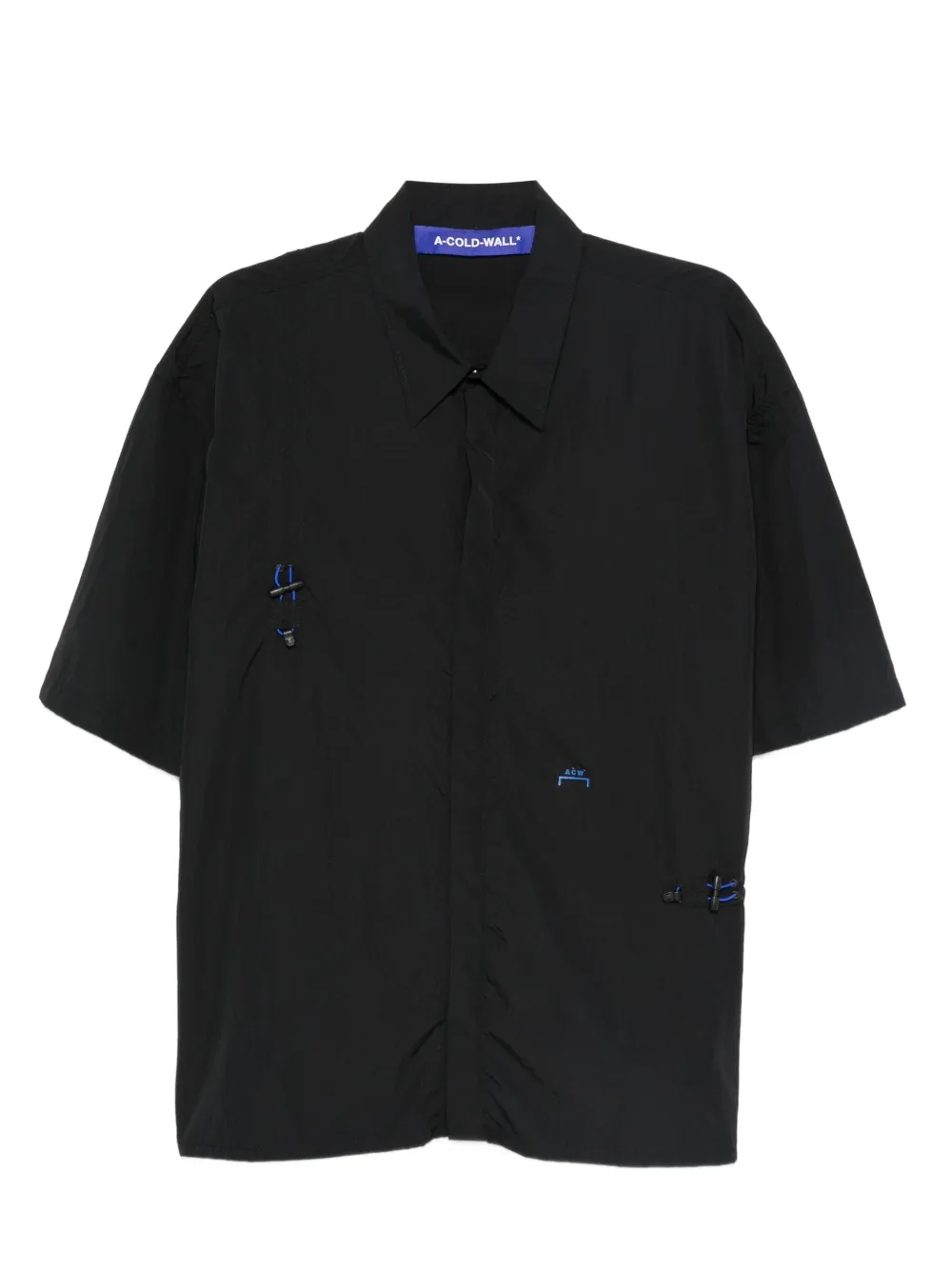 A-COLD-WALL* short-sleeve clasp shirt Zwart