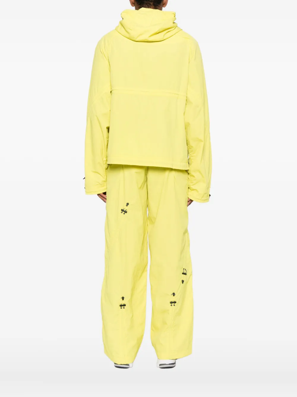 A-COLD-WALL* Balfron hooded windbreaker Geel