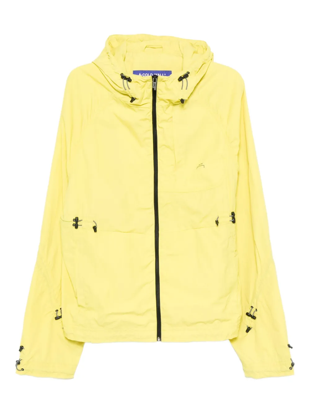 A-COLD-WALL* Balfron hooded windbreaker Geel