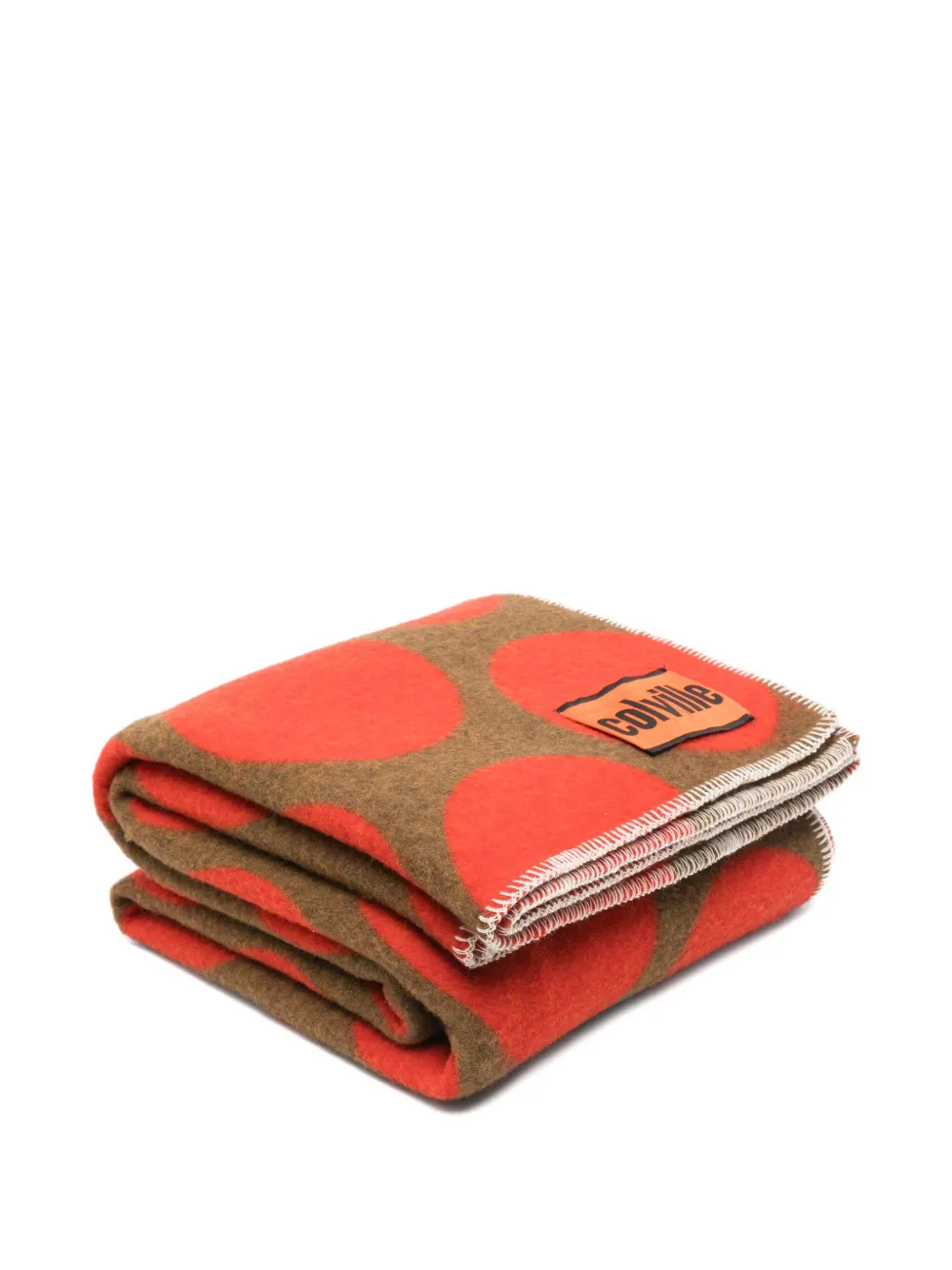 colville polka-dot blanket | Red | Image 1