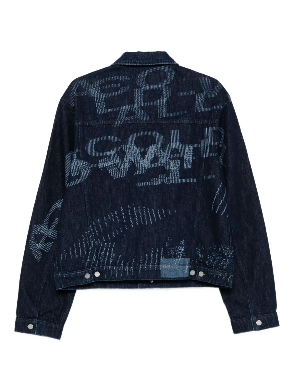 A-COLD-WALL* Annex denim jack met grafische print Blauw