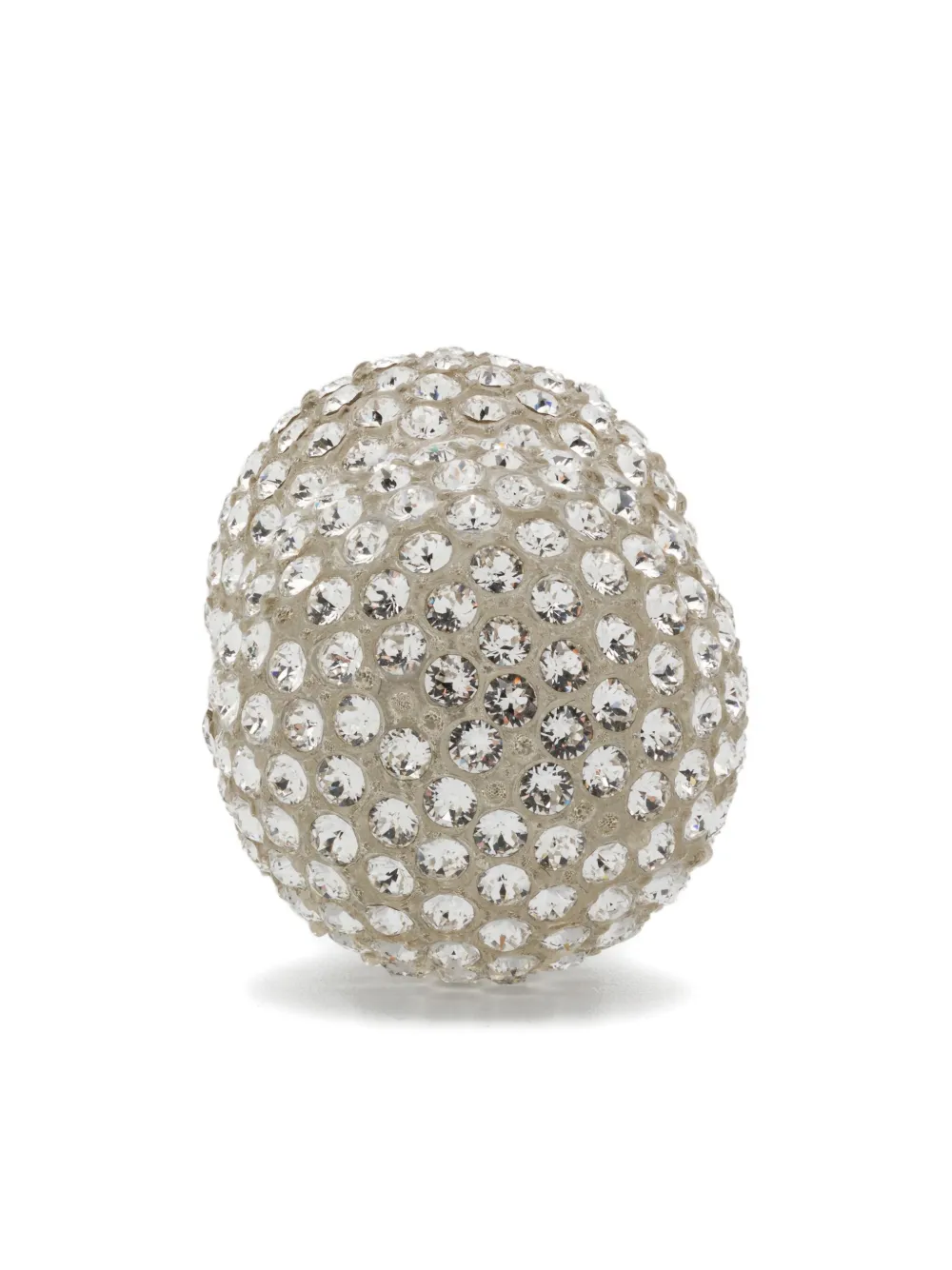 crystal-embellished sphere earrings