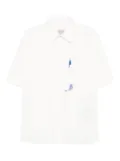 BLUEMARBLE Ink Stained pocket shirt - White