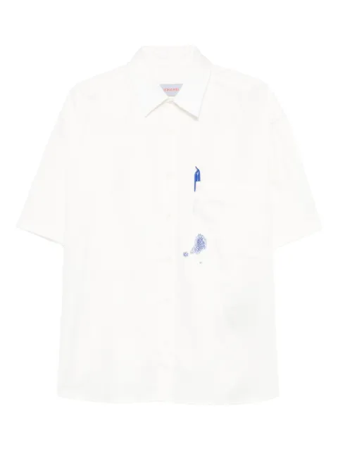 BLUEMARBLE Ink Stained pocket shirt