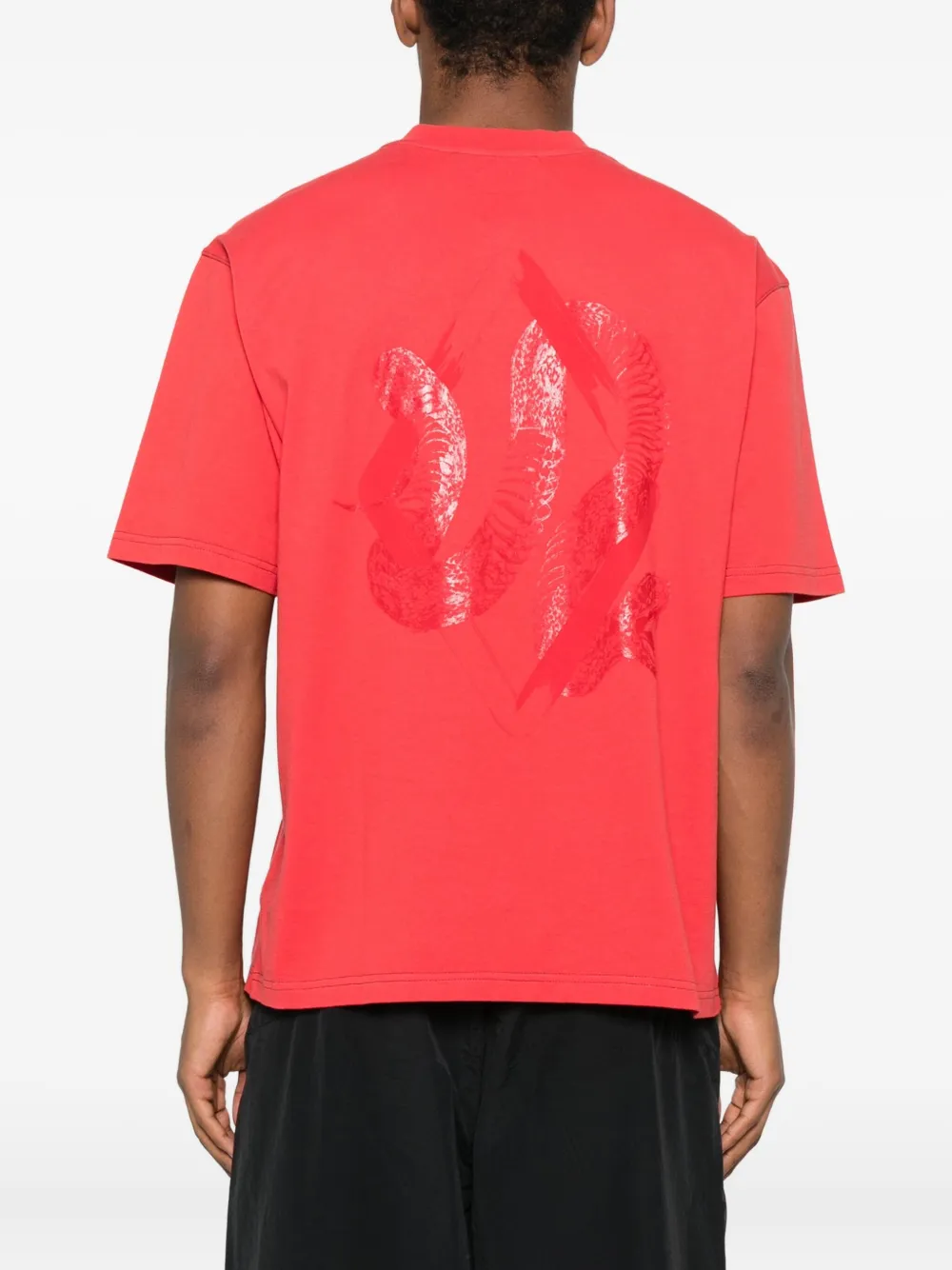 A-COLD-WALL* panelled T-shirt Rood