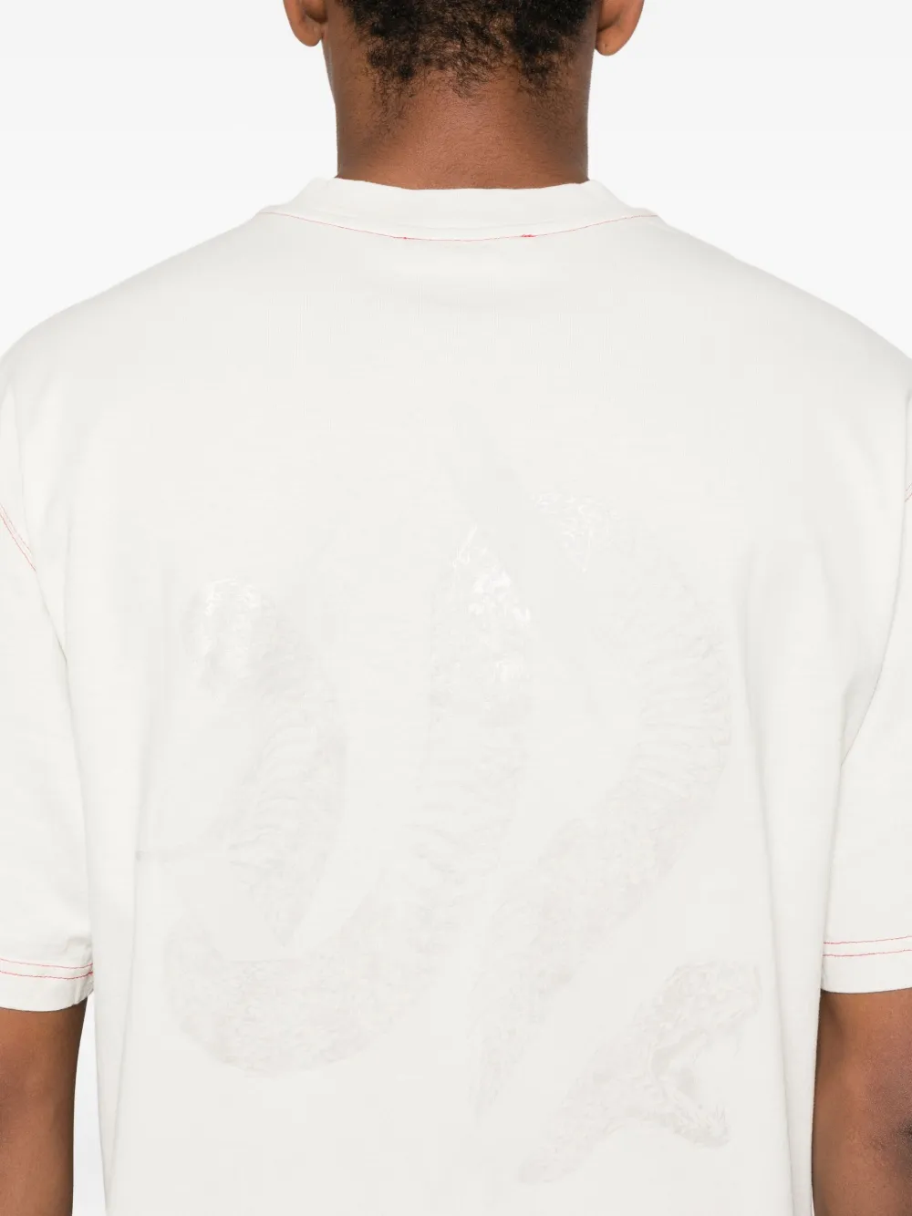 A-COLD-WALL* panelled T-shirt Beige