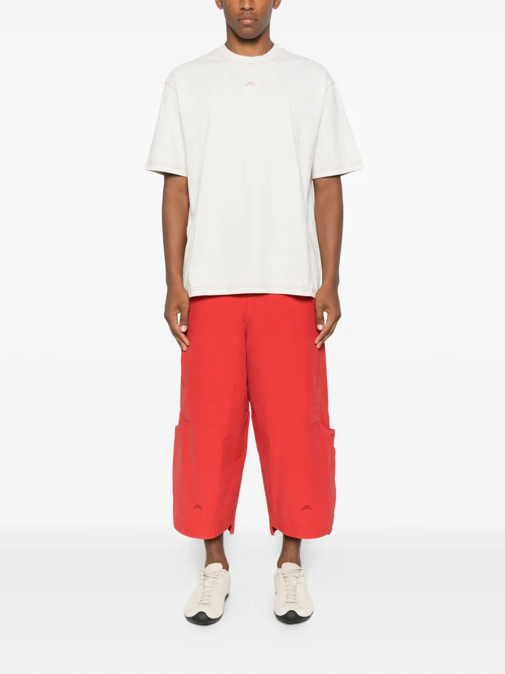 A-COLD-WALL* panelled T-shirt Beige