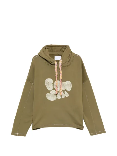 Bonsai embroidered oversized hoodie