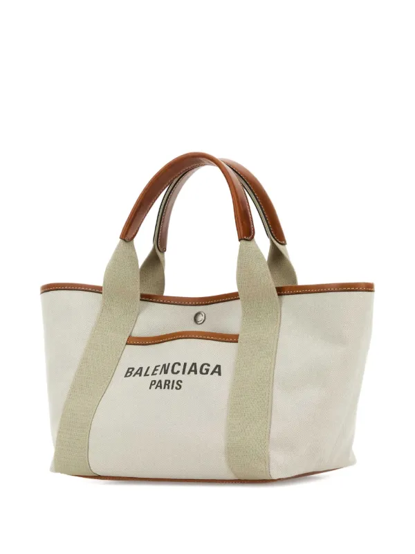Balenciaga Small Biarritz Tote Bag | Neutrals | FARFETCH