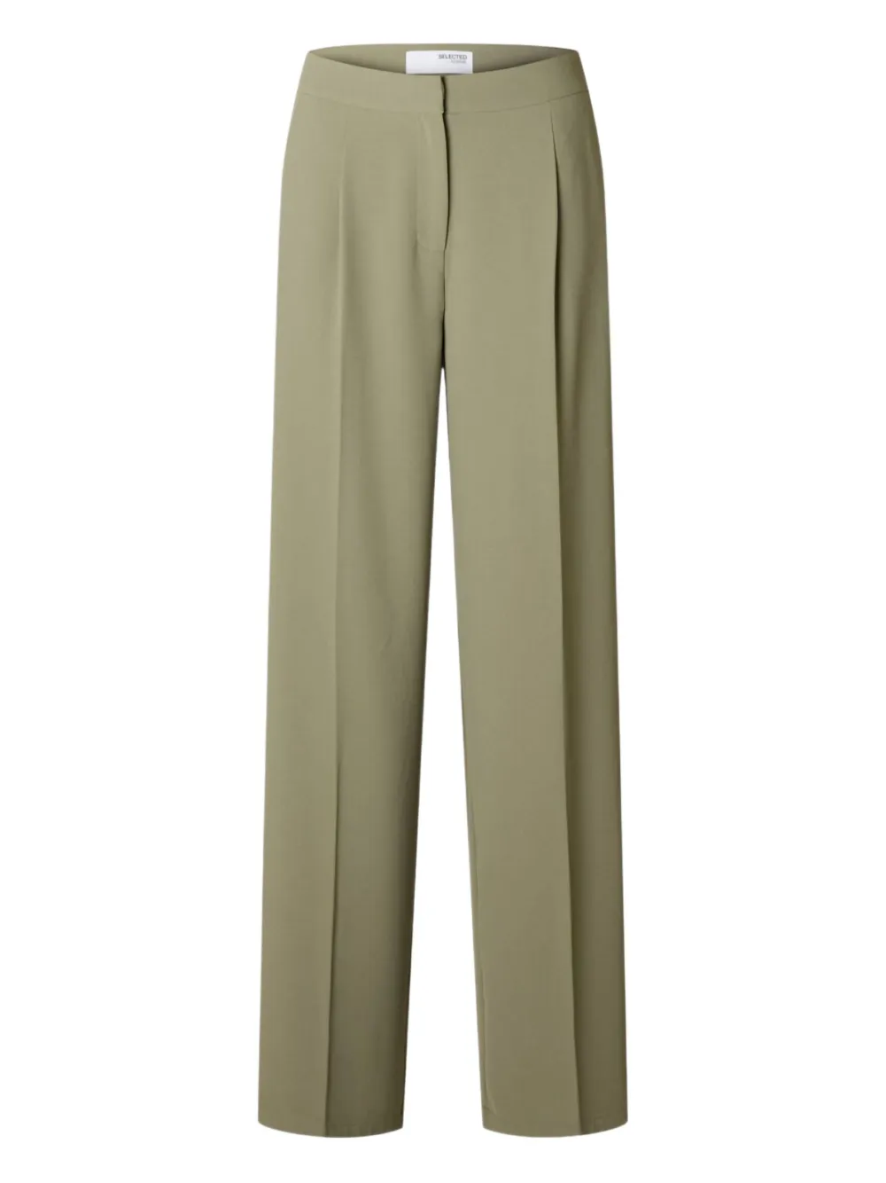 Selected Femme pleated trousers - Groen