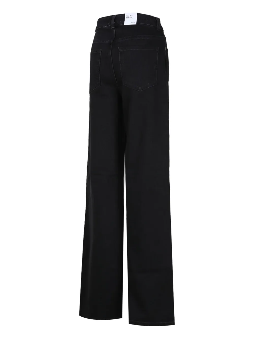 Selected Femme Jeans met wijde pijpen Zwart