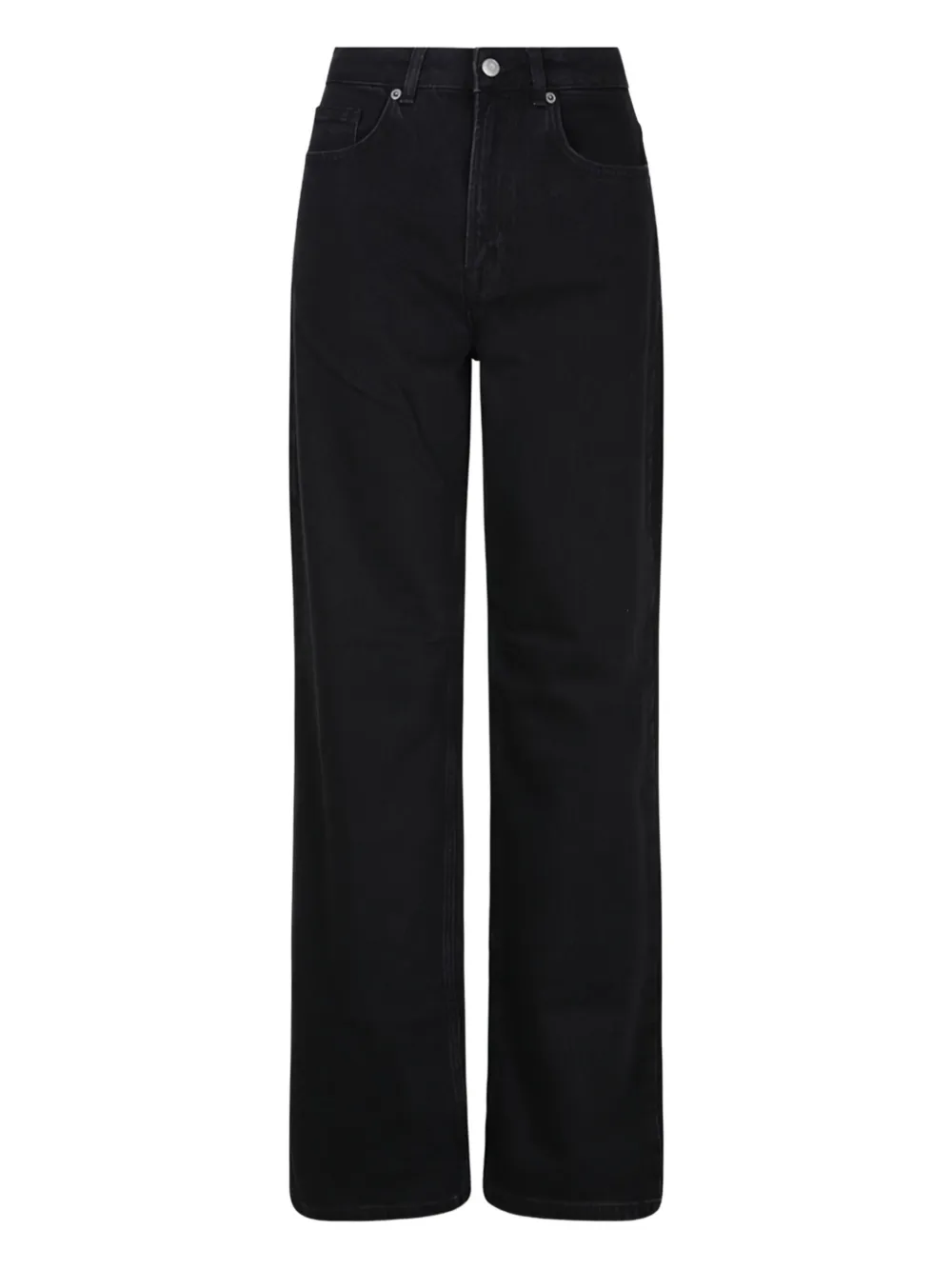 Selected Femme Jeans met wijde pijpen Zwart