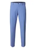 Selected Femme straight-leg trousers - Blue
