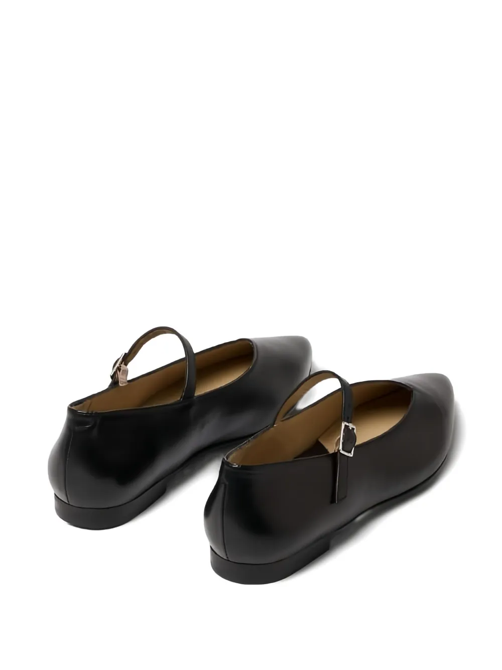 Selected Femme pointed-toe buckle-strap flats | Image 2