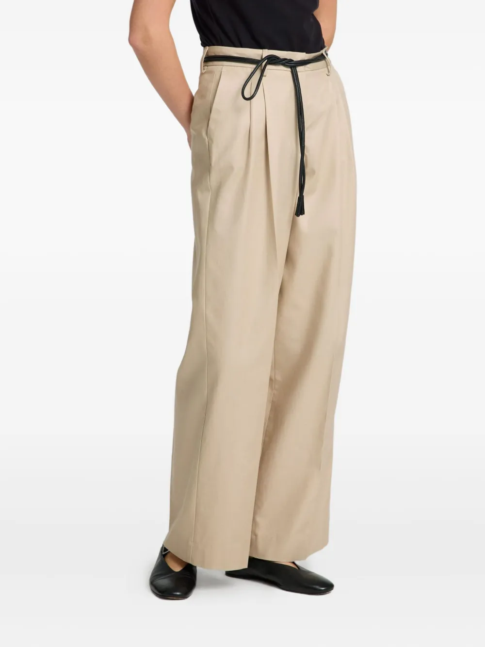 Selected Femme Plissierte Hose In Neutral
