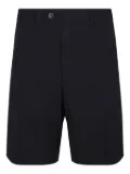 Selected Femme logo-patch shorts - Black