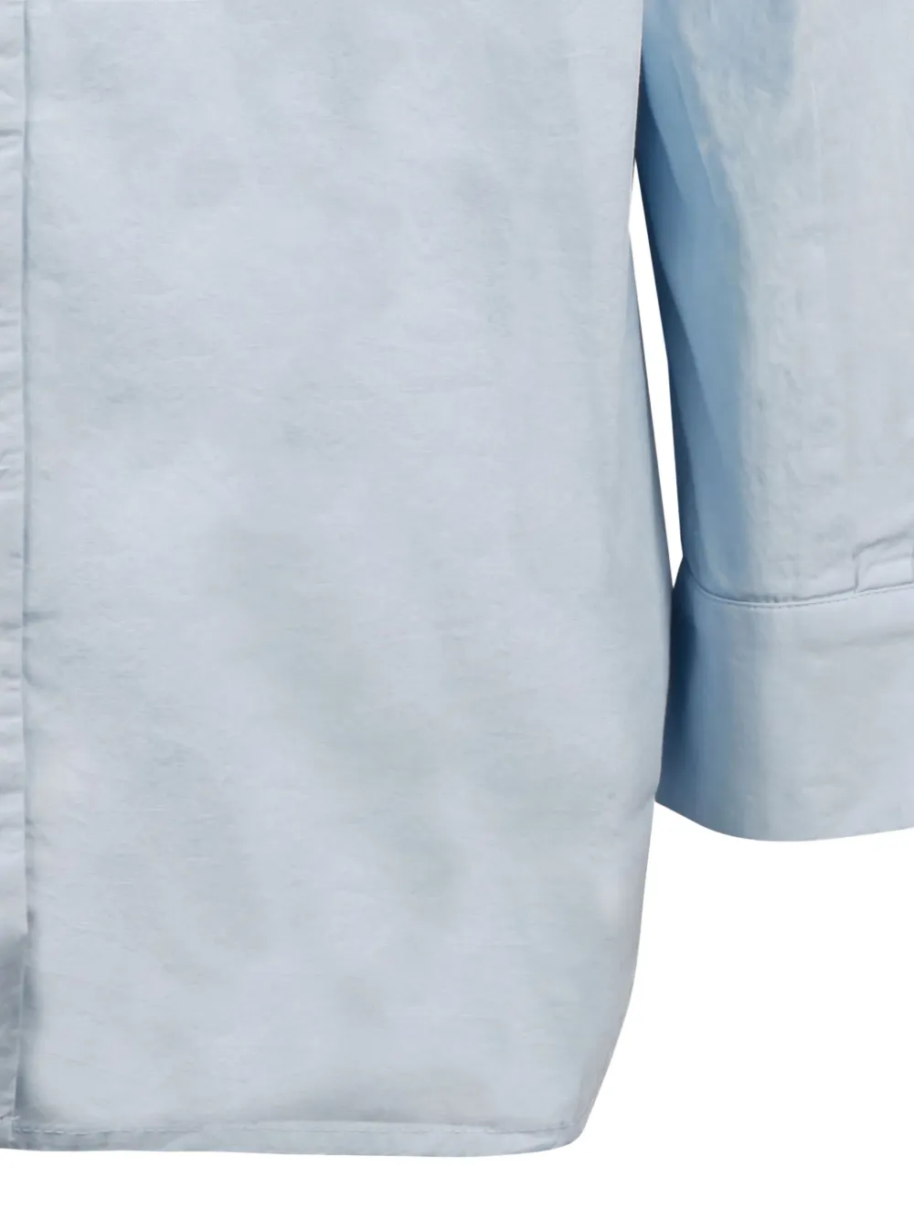 Selected Femme Popeline blouse Blauw