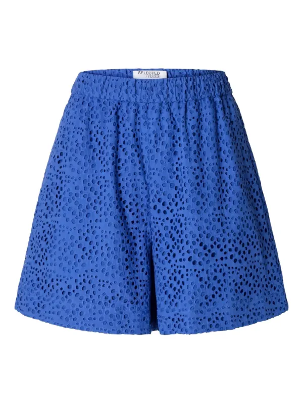 SELECTED Shorts Con Vita Elasticizzata Blu FARFETCH IT