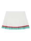 Casablanca Casa Way pleated skirt - White
