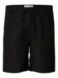 Selected Femme drawstring bermuda shorts - Black