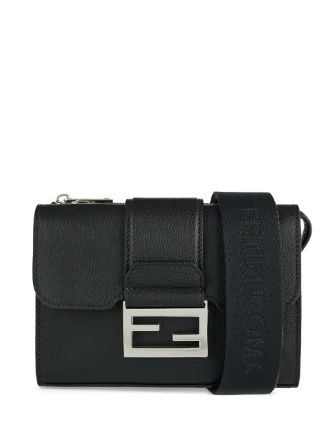 FENDI Double Baguette leather shoulder bag