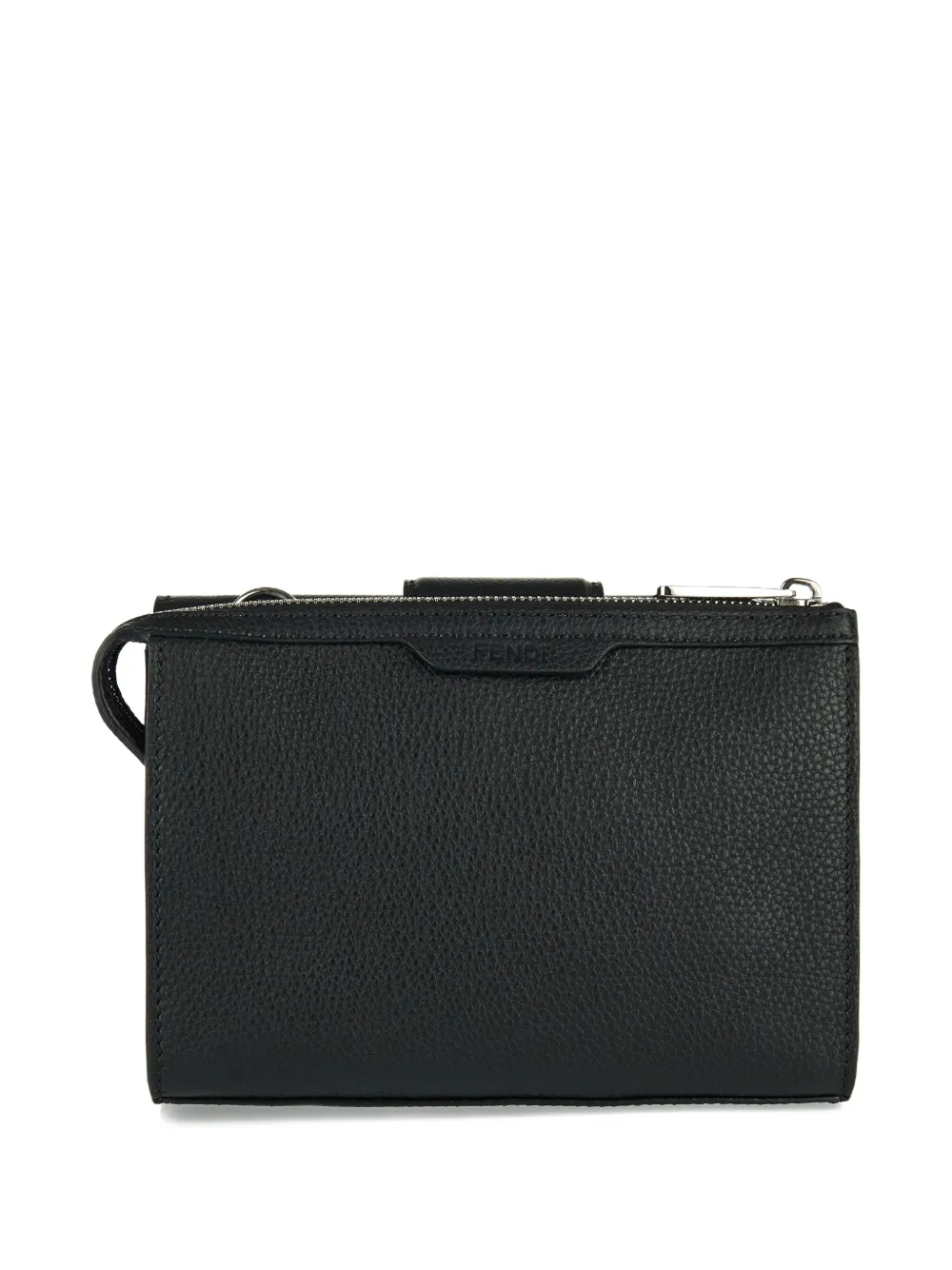FENDI Double Baguette leather shoulder bag - Zwart