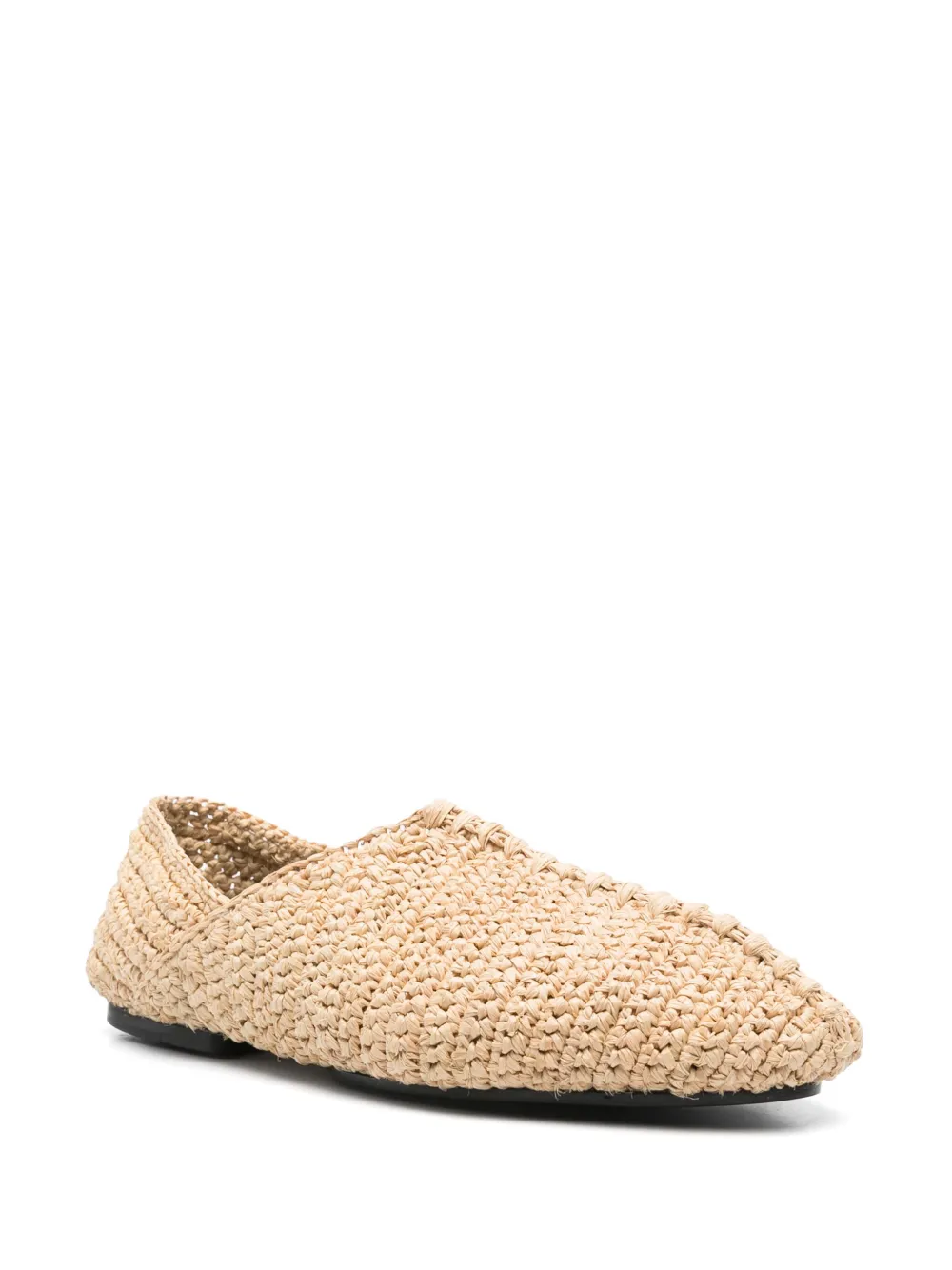 Jil Sander interwoven derby shoes - Beige