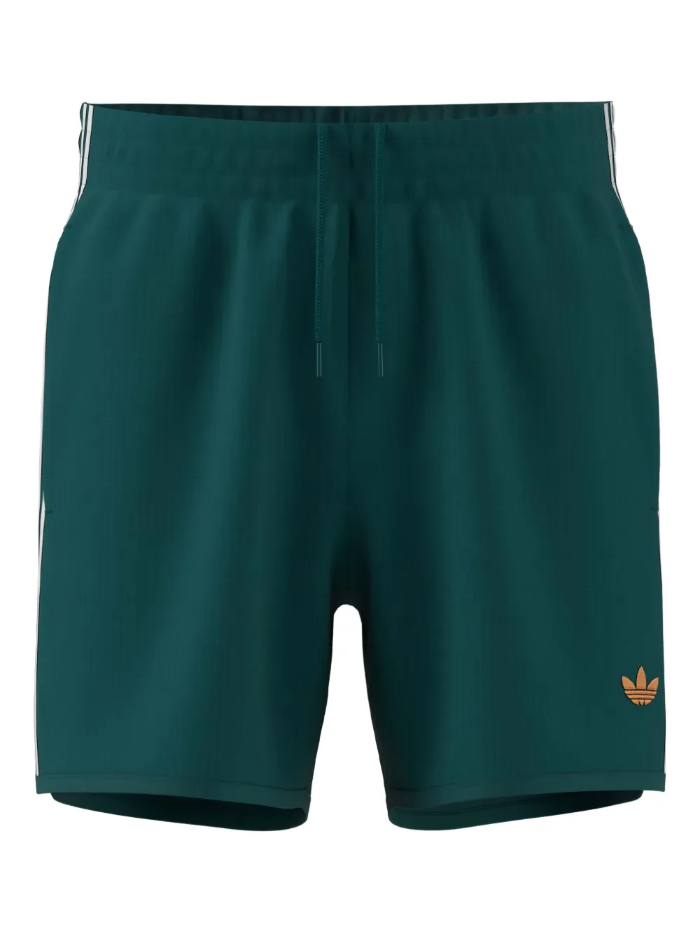 adidas striped shorts | Green | Image 1