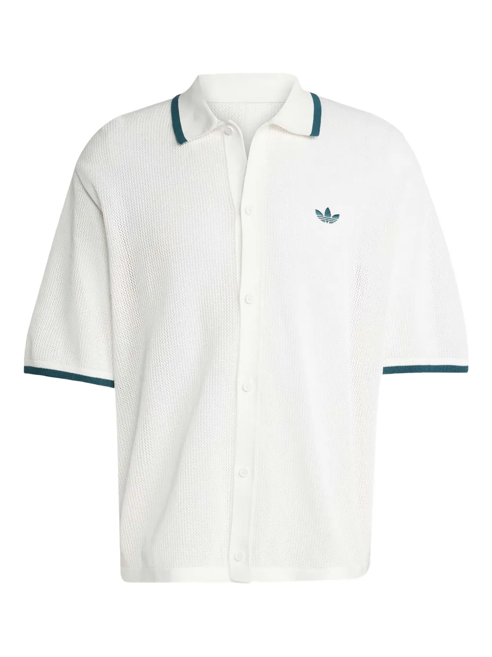 Adidas Overhemd met korte mouwen en textuur Wit