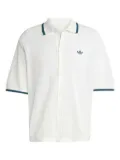 adidas textured short-sleeves shirt - White