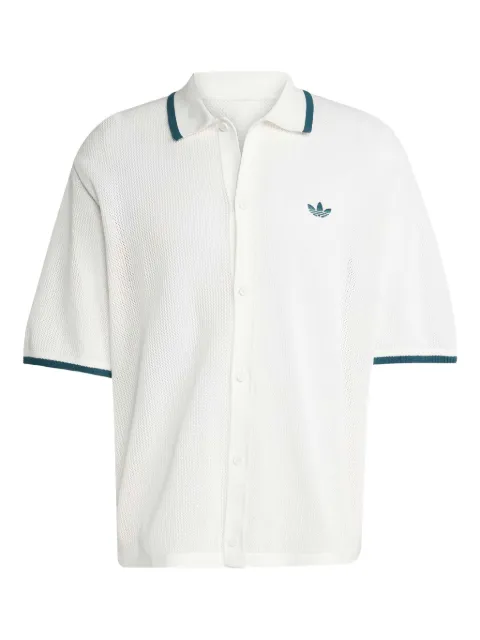 adidas textured short-sleeves shirt