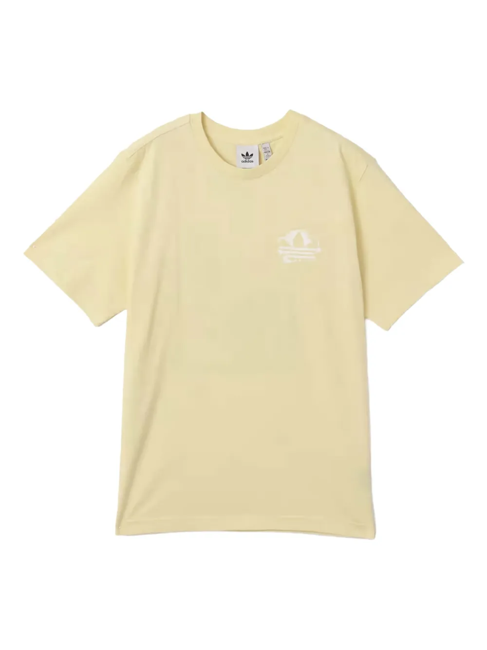 adidas コットン Tシャツ - イエロー adidas コットン Tシャツ - イエロー
