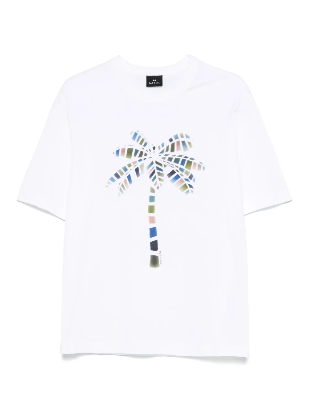 PS Paul Smith Palm Tree-print T-shirt | White | Image 1