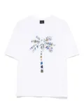PS Paul Smith Palm Tree-print T-shirt - White