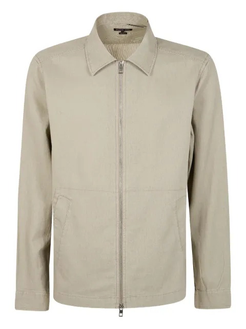Michael Kors zip-up shirt jacket
