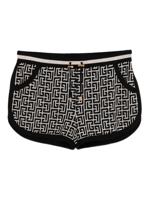 Balmain logo-embroidered shorts
