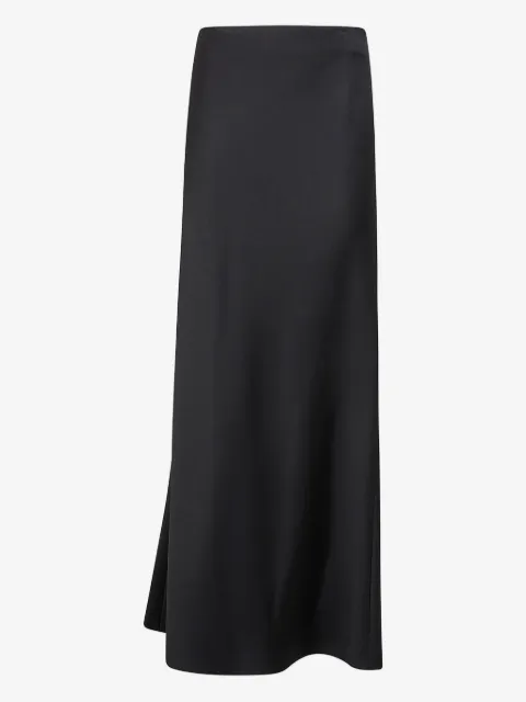 Carven asymmetric satin skirt