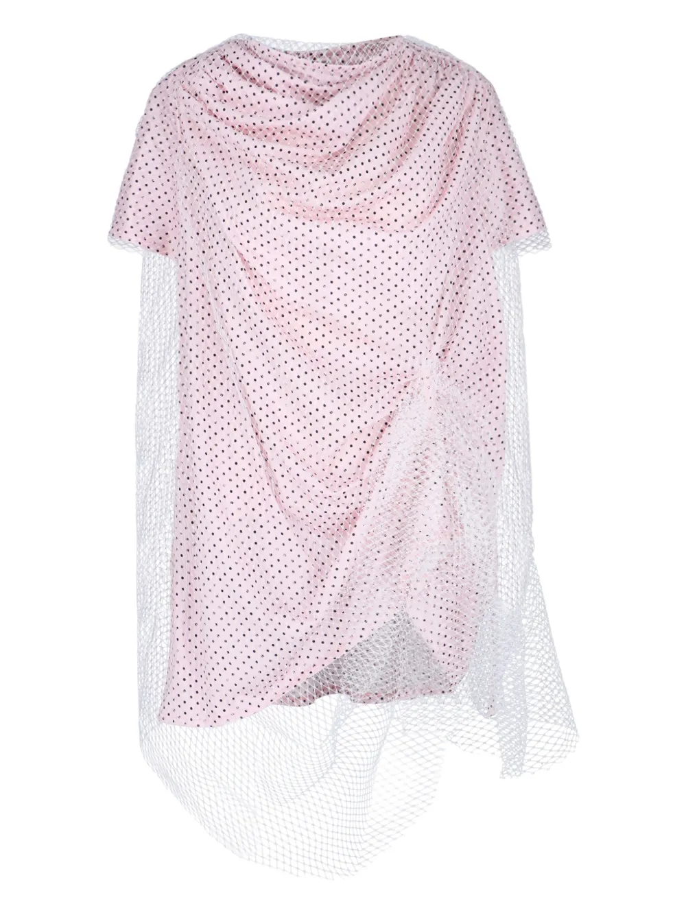 ALL IN robe courte à design superposé | rose | Image 1