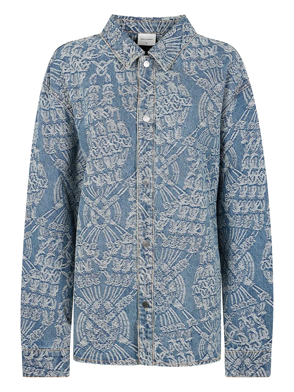 Daily Paper denim shirt Blauw