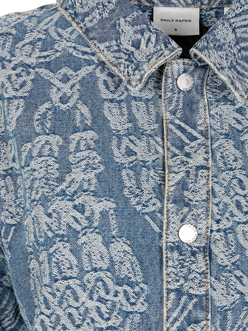 Daily Paper Denim blouse Blauw