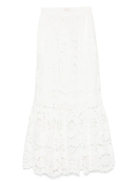 MC2 Saint Barth broderie-anglaise skirt