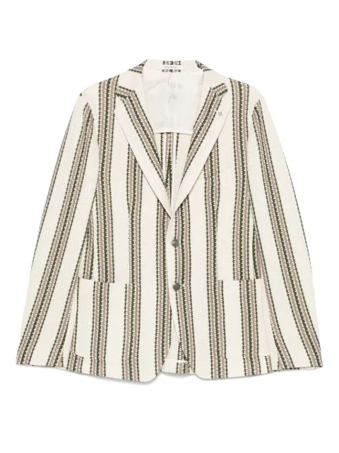 Tagliatore striped blazer