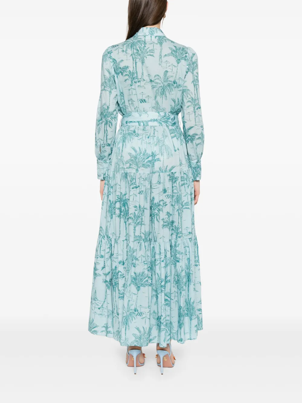 MC2 Saint Barth Jensen maxi-jurk Blauw