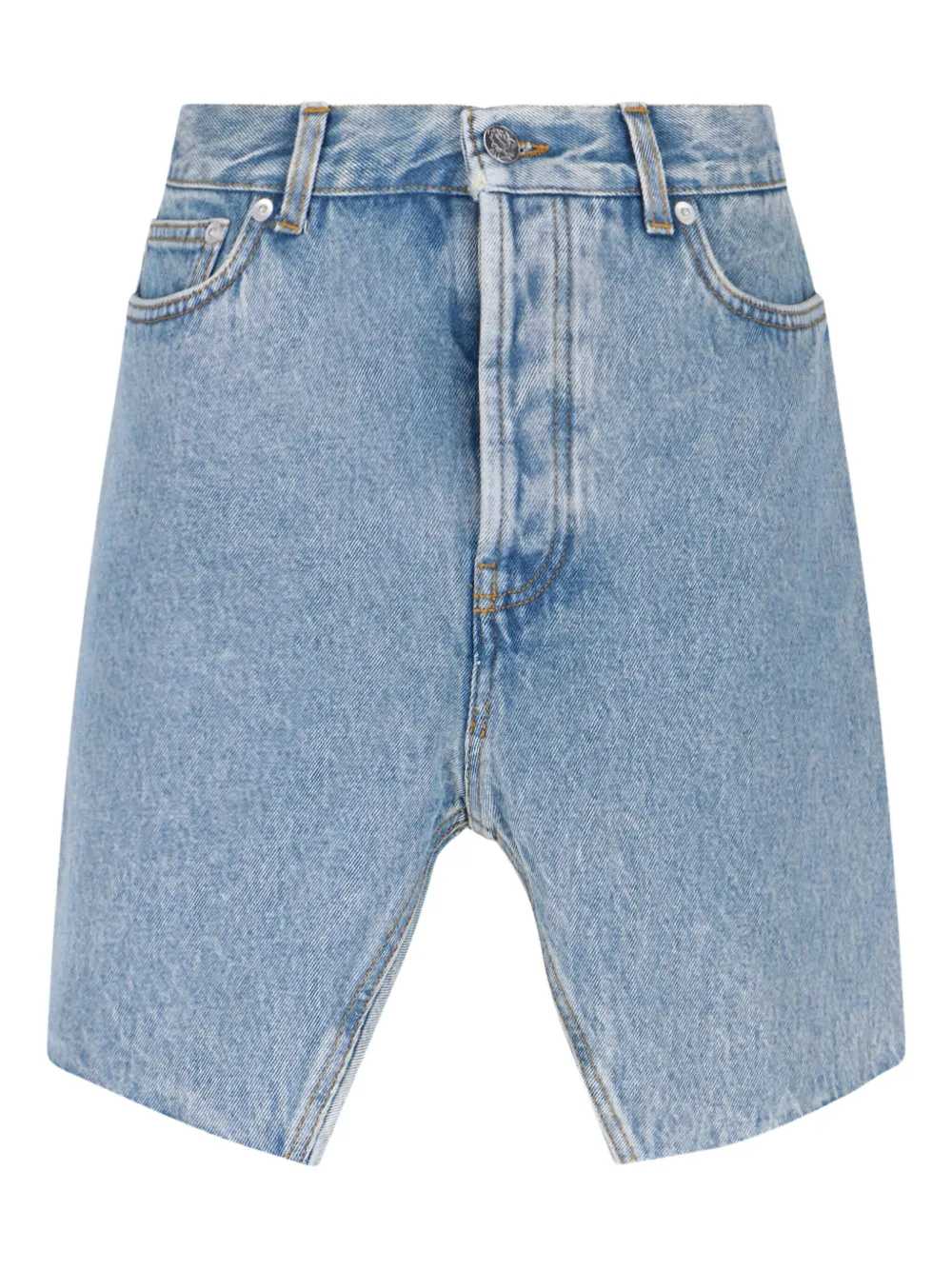 ALL IN ASYMMETRIC DENIM SKIRT