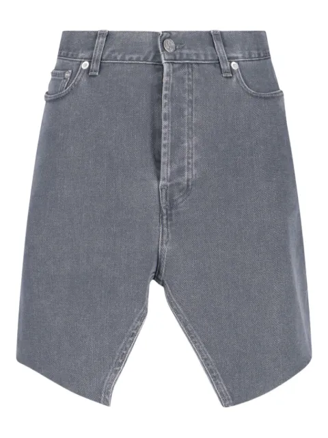 ALL IN asymmetric denim skirt