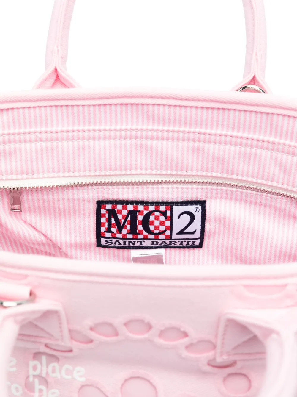 MC2 Saint Barth Colette shopper Roze