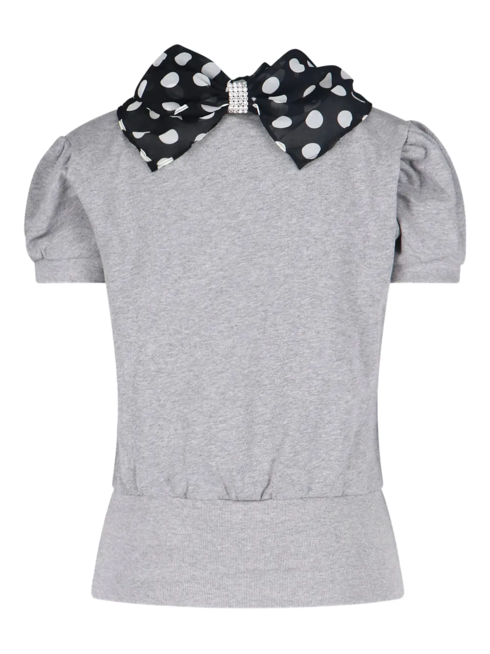 ALL IN scarf-detail T-shirt