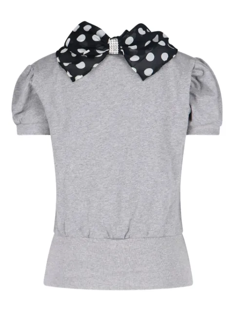 ALL IN scarf-detail T-shirt